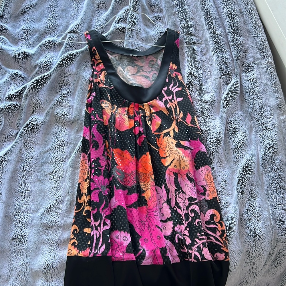 Express dress women’s size small floral sleeveless